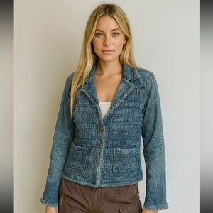 Vintage poetica shabby jacket  large